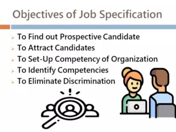 Objectives of Job Specification