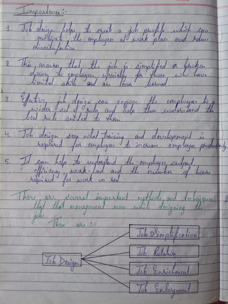 principles of management handwritten notes