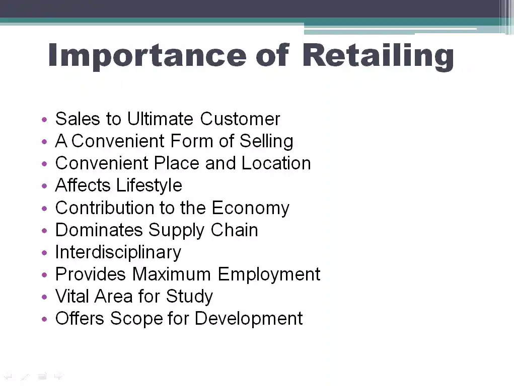 Importance of Retailing