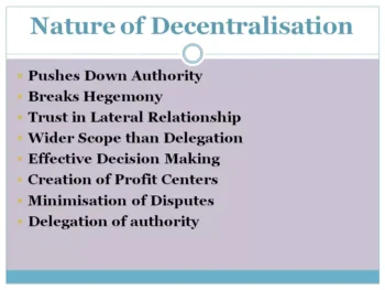 Nature of Decentralisation