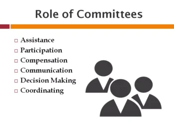Role of Committees