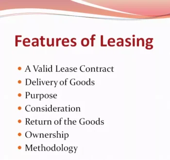 Features of Leasing